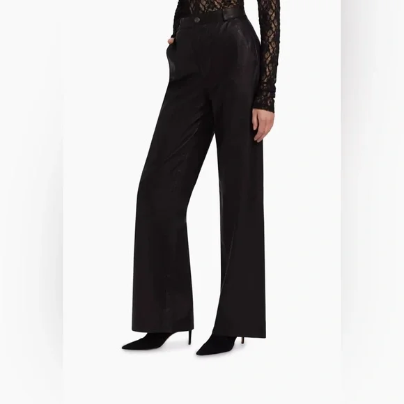 Frame
Leather Wide-Leg Pants - Picture 4 of 15
